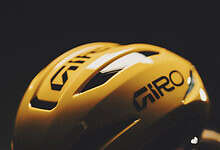 Close-up of the Giro Eclipse Pro Aero Road Helmet showcasing its aerodynamic design, advanced cooling vents, and Mips Spherical protection technology for high-performance cycling.