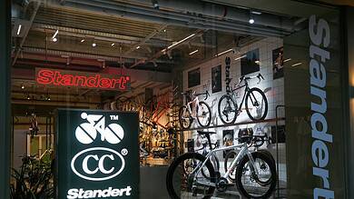 High-quality Standert bicycles displayed at the retail store in Berlin, showcasing innovative design and craftsmanship.
